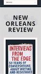 Mobile Screenshot of neworleansreview.org