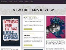 Tablet Screenshot of neworleansreview.org